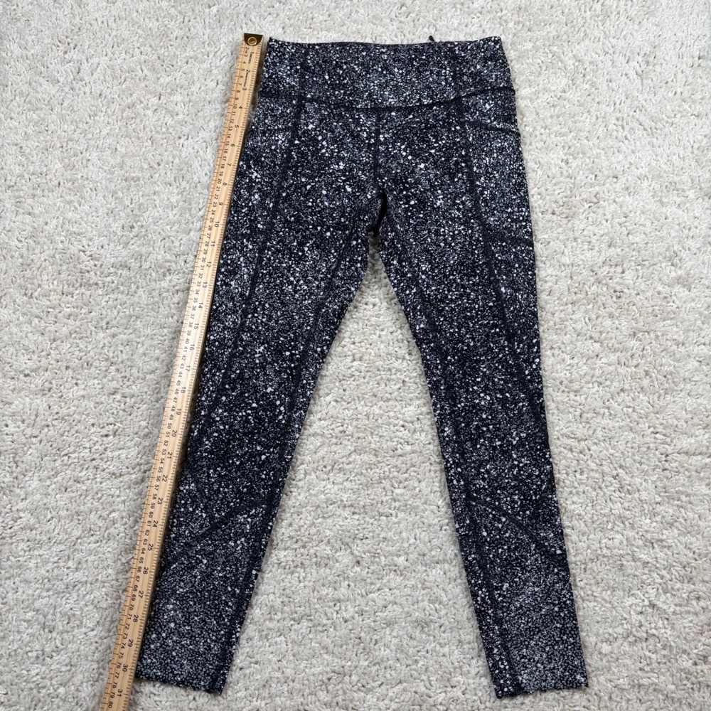 Lululemon Align High Rise Pant Speckled Print Black White‎ Size 4 - Picture 2 of 9